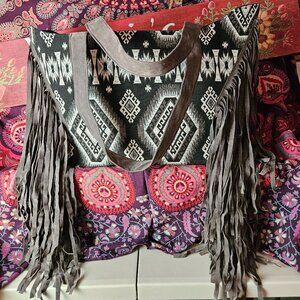 Fringed Weekender Bag